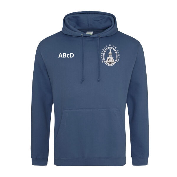 Banbridge High School Leavers Hoodie - Airforce Blue Thumbnail