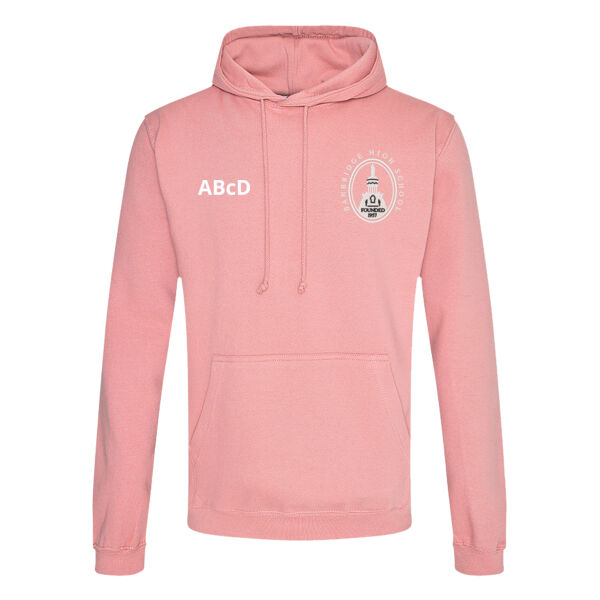 Banbridge High School Leavers Hoodie - Dusty Pink Thumbnail