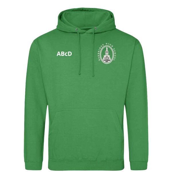 Banbridge High School Leavers Hoodie - Kelly Green Thumbnail